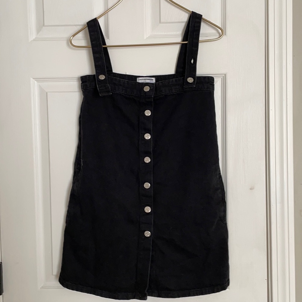 Urban outfitters black overalls